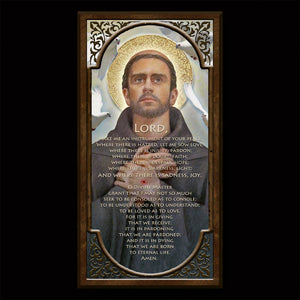 St. Francis of Assisi Inspirational Plaque