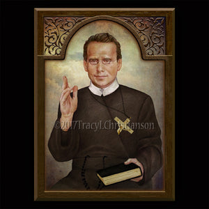 Bl. Fr. Francis Xavier Seelos Plaque & Holy Card Gift Set
