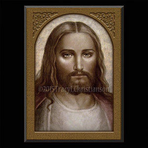 Face of Christ Plaque & Holy Card Gift Set