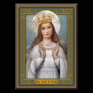 Our Lady of Knock Plaque & Holy Card Gift Set