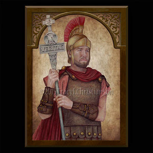 St. Adrian of Nicomedia Plaque & Holy Card Gift Set