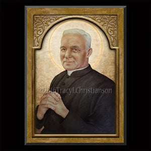 St. Andre Bessette Plaque & Holy Card Gift Set