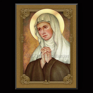 St. Angela Merici Plaque & Holy Card Gift Set