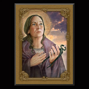 St. Apollonia Plaque & Holy Card Gift Set