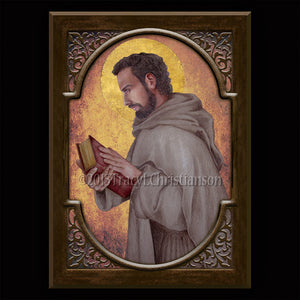St. Augustine of Hippo Plaque & Holy Card Gift Set