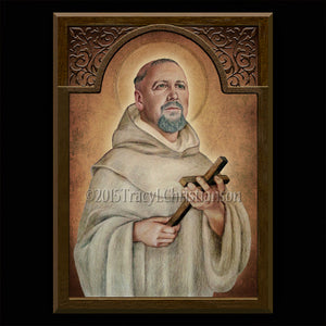 St. Bernard of Clairvaux Plaque & Holy Card Gift Set