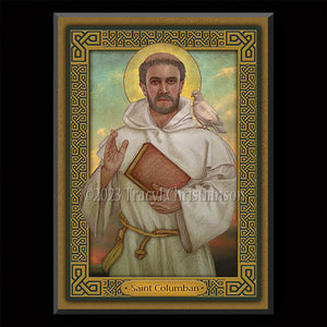 St. Columban Plaque & Holy Card Gift Set