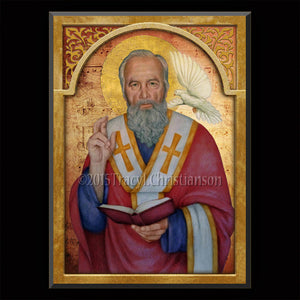St. Gregory the Great Plaque & Holy Card Gift Set