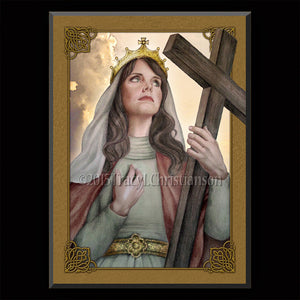 St. Helen Plaque & Holy Card Gift Set