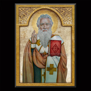 St. Ignatius of Antioch Plaque & Holy Card Gift Set