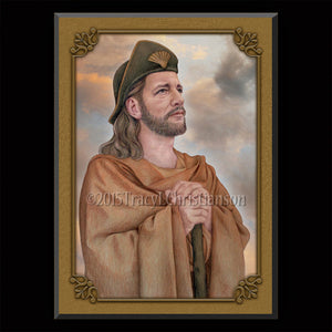 St. James the Greater Plaque & Holy Card Gift Set