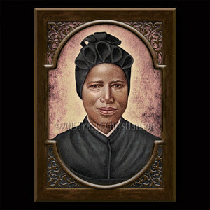 St. Josephine Bakhita Plaque & Holy Card Gift Set