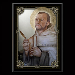 St. John of the Cross Plaque & Holy Card Gift Set
