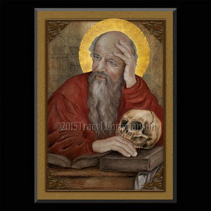 St. Jerome Plaque & Holy Card Gift Set