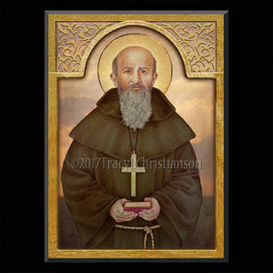 St. Lawrence of Brindisi Plaque & Holy Card Gift Set