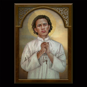 St. Lorenzo Ruiz Plaque & Holy Card Gift Set