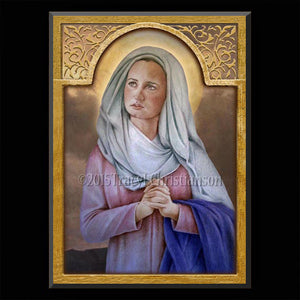 St. Lydia Purpuraria Plaque & Holy Card Gift Set