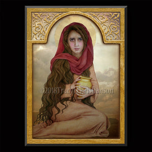 St. Mary Magdalene (C) Plaque & Holy Card Gift Set