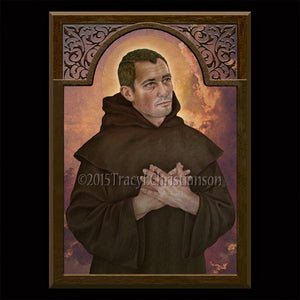 St. Paschal Baylon Plaque & Holy Card Gift Set