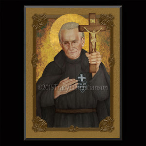 St. Paul of the Cross Plaque & Holy Card Gift Set