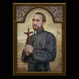St. Peter Claver Plaque & Holy Card Gift Set