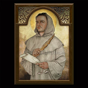 St. Peter Damian Plaque & Holy Card Gift Set