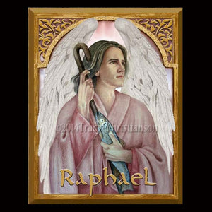 St. Raphael the Archangel 8x10 Plaque