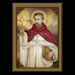 St. Raymond Nonnatus Plaque & Holy Card Gift Set