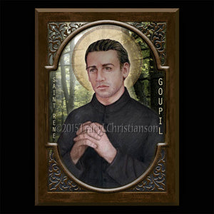 St. Rene Goupil Plaque & Holy Card Gift Set