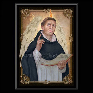 St. Vincent Ferrer Plaque & Holy Card Gift Set