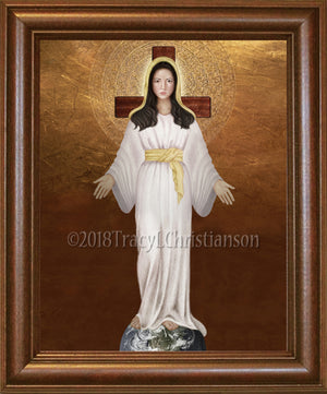 Our Lady of Akita Framed