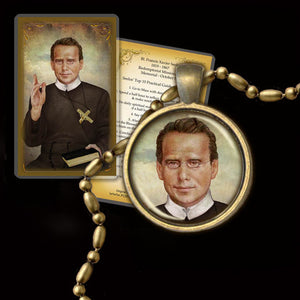 Bl. Fr. Francis Xavier Seelos Pendant & Holy Card Gift Set