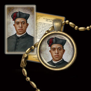 Fr. Augustus Tolton Pendant & Holy Card Gift Set
