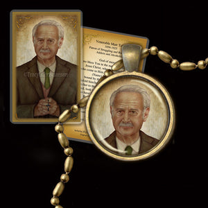 Matt Talbot Pendant & Holy Card Gift Set