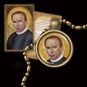 St. John Neumann Pendant & Holy Card Gift Set