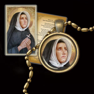 St. Madeleine Sophie Barat Pendant & Holy Card Gift Set