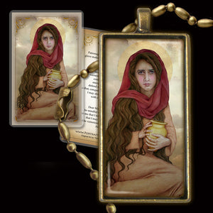 St. Mary Magdalene (C) Pendant & Holy Card Gift Set