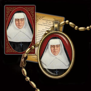 St. Katharine Drexel Pendant & Holy Card Gift Set