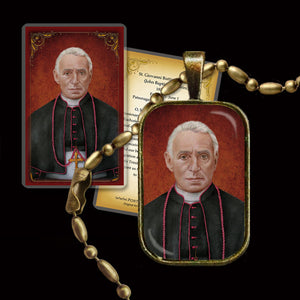 St. Giovanni Battista Scalabrini Pendant & Holy Card Gift Set