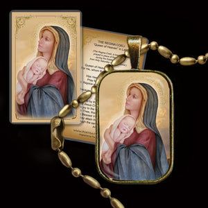 Madonna & Child (E) Pendant & Holy Card Gift Set