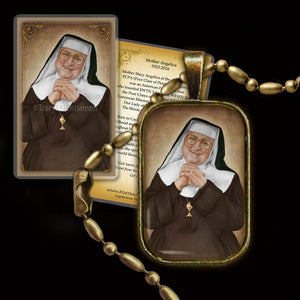 Mother Angelica Pendant & Holy Card Gift Set