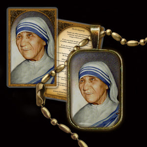 St. Mother Teresa of Calcutta Pendant & Holy Card Gift Set