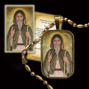 St. Declan of Ardmore Pendant & Holy Card Gift Set