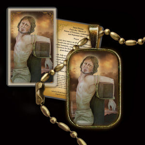 St. Dismas Pendant & Holy Card Gift Set