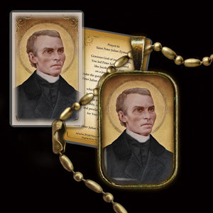 St. Peter Julian Eymard Pendant & Holy Card Gift Set