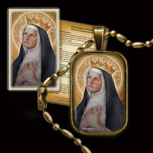 St. Margaret of Hungary Pendant & Holy Card Gift Set