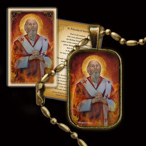 St. Polycarp Pendant & Holy Card Gift Set