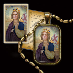 St. Ursula Pendant & Holy Card Gift Set