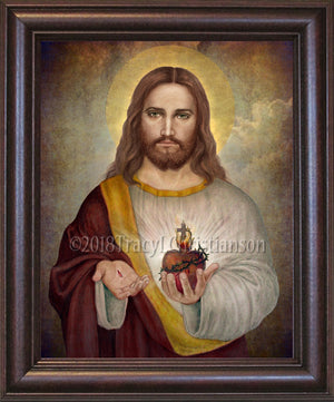 Sacred Heart of Jesus (A) Framed