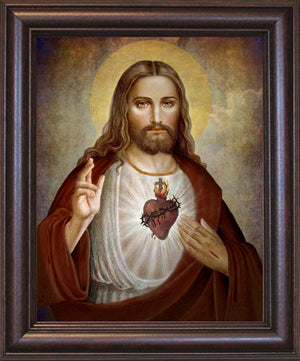 Sacred Heart of Jesus (B) Framed